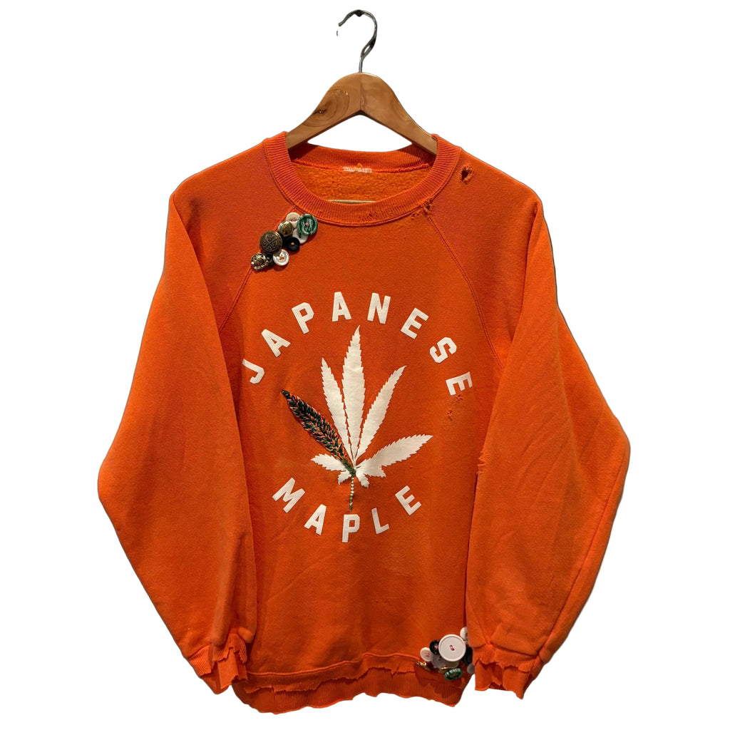 Japanese Maple Embellished Sweatshirt - Front View