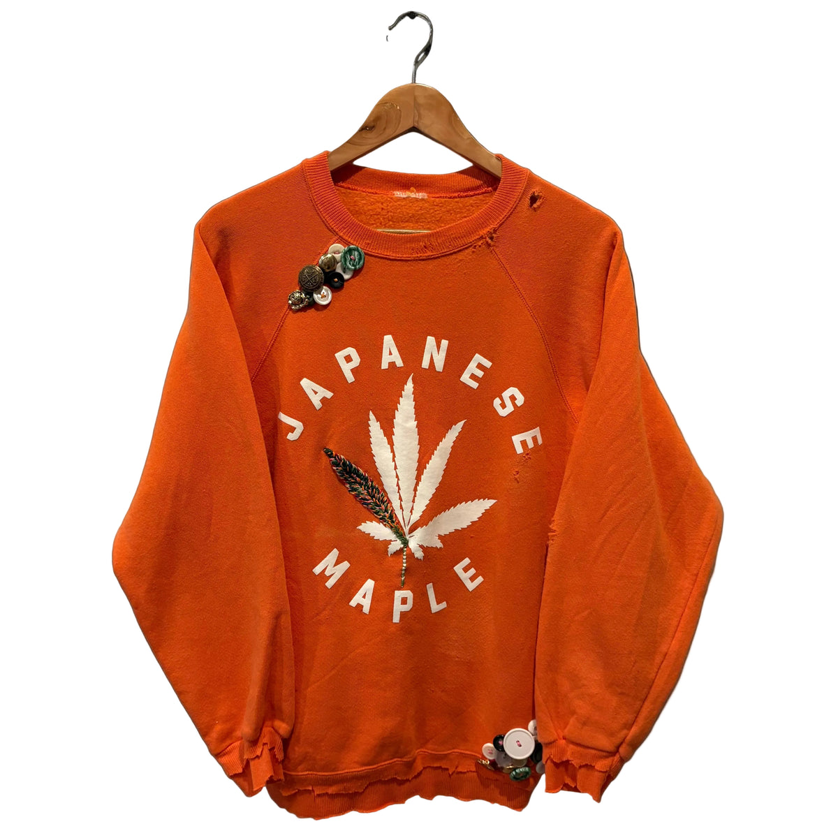 Japanese Maple Embellished Sweatshirt - Front View