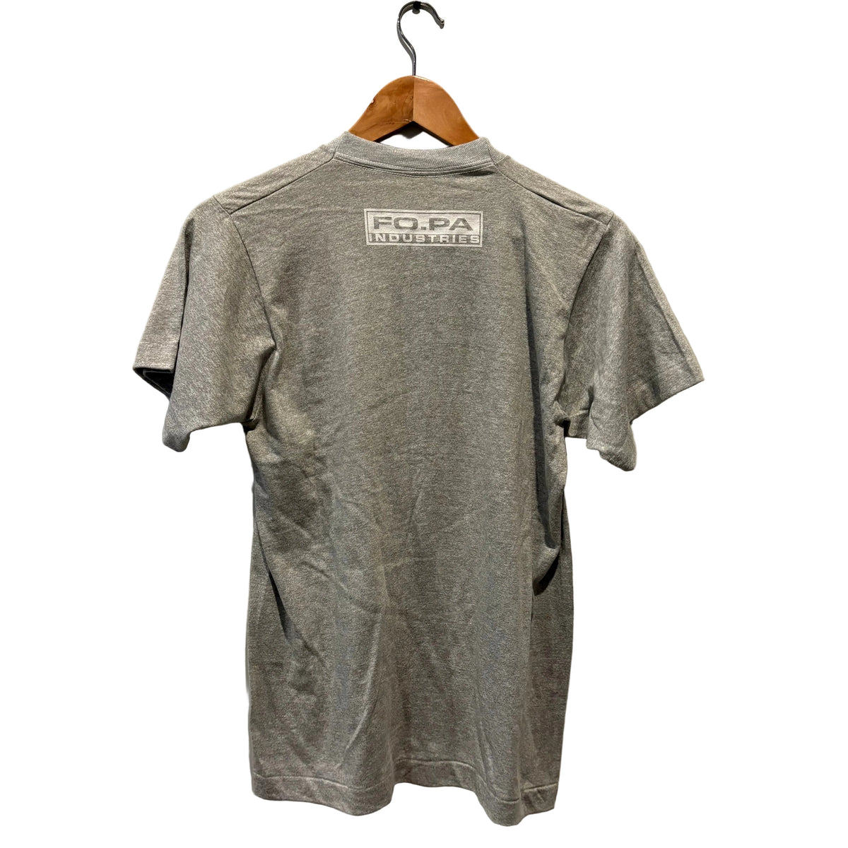 Japanese T-Shirt - back view with FO.PA Industries branding